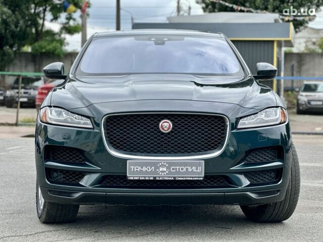 Зеленый Ягуар Ф-Пейс, объемом двигателя 2 л и пробегом 131 тыс. км за 18700 $, фото 7 на Automoto.ua