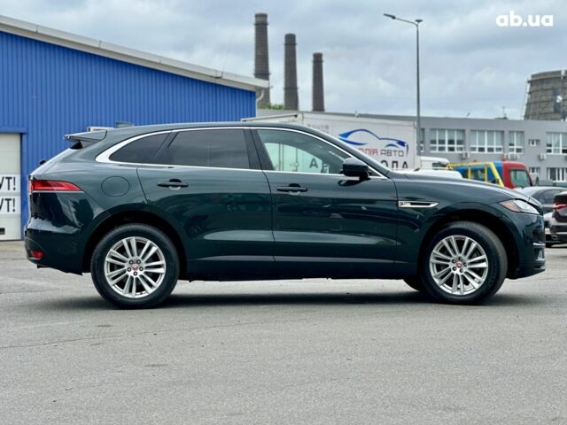Зеленый Ягуар Ф-Пейс, объемом двигателя 2 л и пробегом 131 тыс. км за 18700 $, фото 5 на Automoto.ua