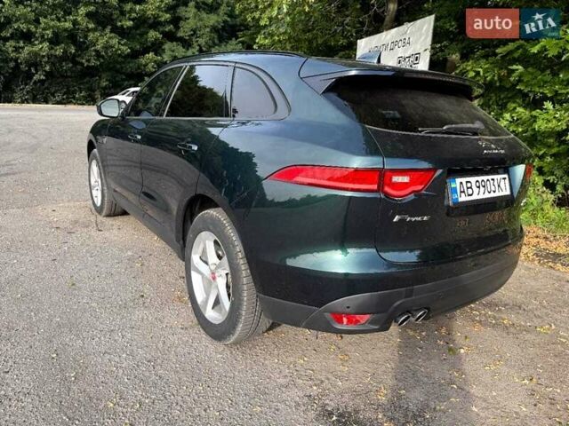 Зелений Ягуар Ф-Пейс, об'ємом двигуна 2 л та пробігом 126 тис. км за 26000 $, фото 10 на Automoto.ua