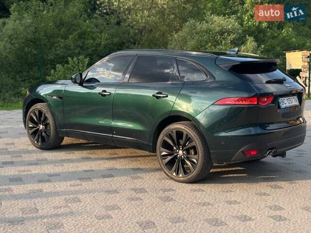 Зелений Ягуар Ф-Пейс, об'ємом двигуна 2 л та пробігом 140 тис. км за 26500 $, фото 7 на Automoto.ua