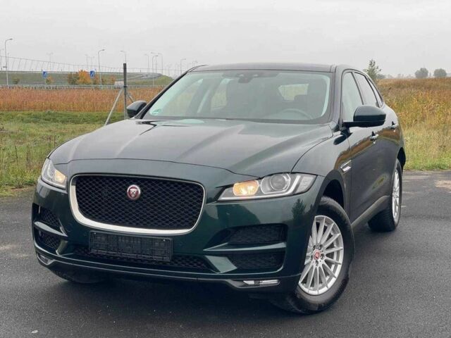Зеленый Ягуар Ф-Пейс, объемом двигателя 2 л и пробегом 60 тыс. км за 14900 $, фото 2 на Automoto.ua