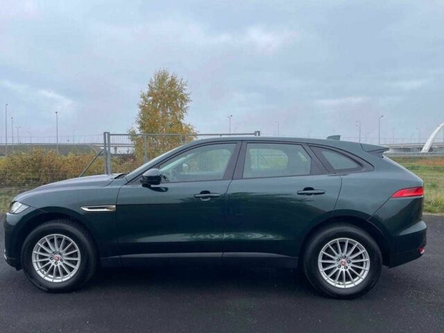 Зеленый Ягуар Ф-Пейс, объемом двигателя 2 л и пробегом 60 тыс. км за 14900 $, фото 3 на Automoto.ua