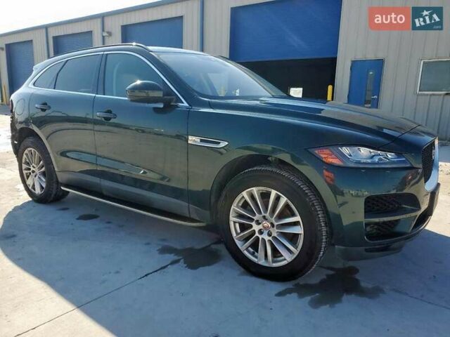 Зеленый Ягуар Ф-Пейс, объемом двигателя 2 л и пробегом 105 тыс. км за 4700 $, фото 3 на Automoto.ua