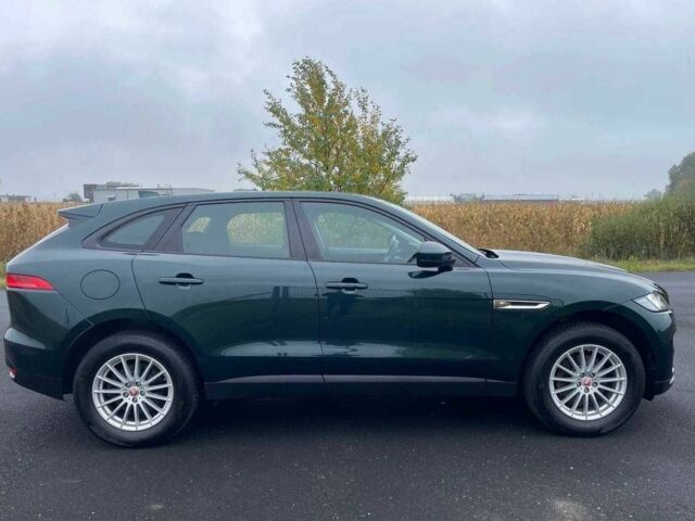 Зеленый Ягуар Ф-Пейс, объемом двигателя 2 л и пробегом 60 тыс. км за 14900 $, фото 4 на Automoto.ua