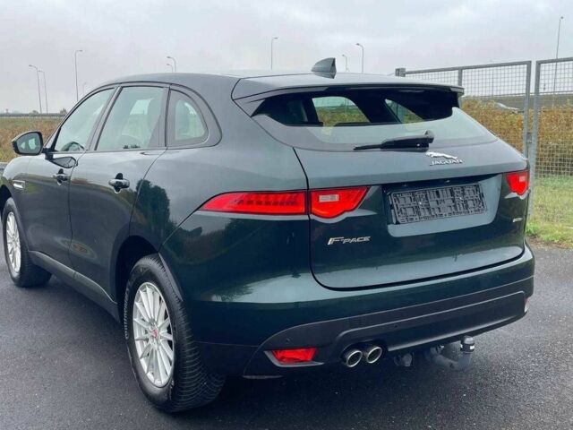 Зеленый Ягуар Ф-Пейс, объемом двигателя 2 л и пробегом 60 тыс. км за 14900 $, фото 7 на Automoto.ua