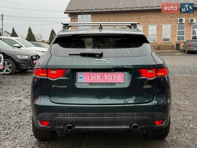 Зелений Ягуар Ф-Пейс, об'ємом двигуна 2 л та пробігом 101 тис. км за 18500 $, фото 7 на Automoto.ua