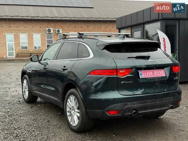 Зелений Ягуар Ф-Пейс, об'ємом двигуна 2 л та пробігом 101 тис. км за 18500 $, фото 6 на Automoto.ua