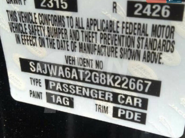 Черный Ягуар Ф-Тайп, объемом двигателя 3 л и пробегом 94 тыс. км за 26800 $, фото 7 на Automoto.ua