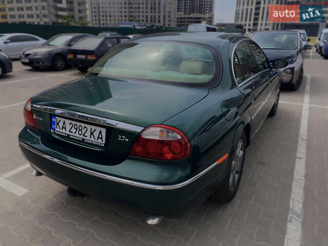 Зеленый Ягуар С-Тайп, объемом двигателя 2.7 л и пробегом 363 тыс. км за 7100 $, фото 3 на Automoto.ua