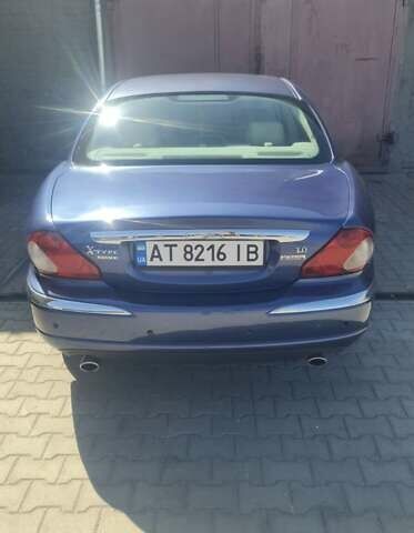 Синий Ягуар Х-Тайп, объемом двигателя 3 л и пробегом 156 тыс. км за 6000 $, фото 12 на Automoto.ua