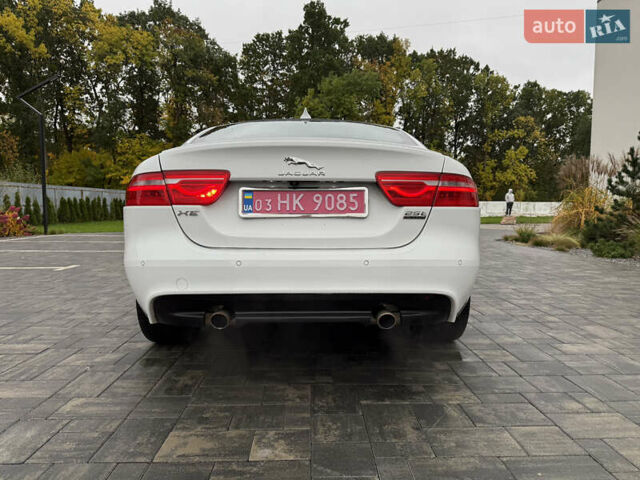 Ягуар XE 2019 в Луцке на Automoto.ua Белый Ягуар XE, объемом двигателя 2 л и пробегом 190 тыс. км за 16900 $, фото 7 на Automoto.ua
