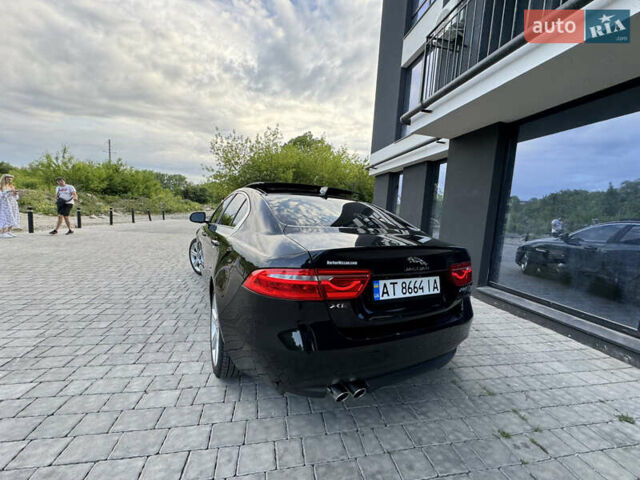 Черный Ягуар XE, объемом двигателя 2 л и пробегом 203 тыс. км за 16500 $, фото 3 на Automoto.ua