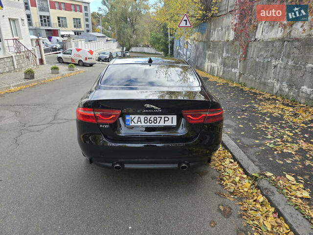 Черный Ягуар XE, объемом двигателя 2 л и пробегом 107 тыс. км за 18800 $, фото 8 на Automoto.ua