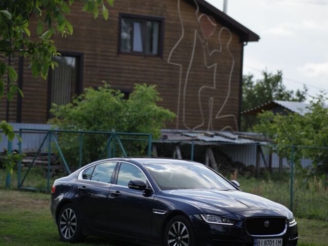 Синий Ягуар XE, объемом двигателя 2 л и пробегом 158 тыс. км за 17000 $, фото 16 на Automoto.ua