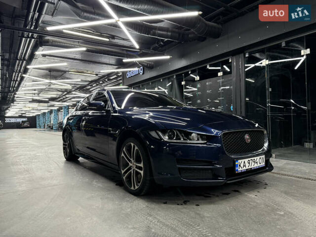 Ягуар XE 2016 у Києві на Automoto.ua Синій Ягуар XE, об'ємом двигуна 3 л та пробігом 75 тис. км за 19000 $, фото 2 на Automoto.ua