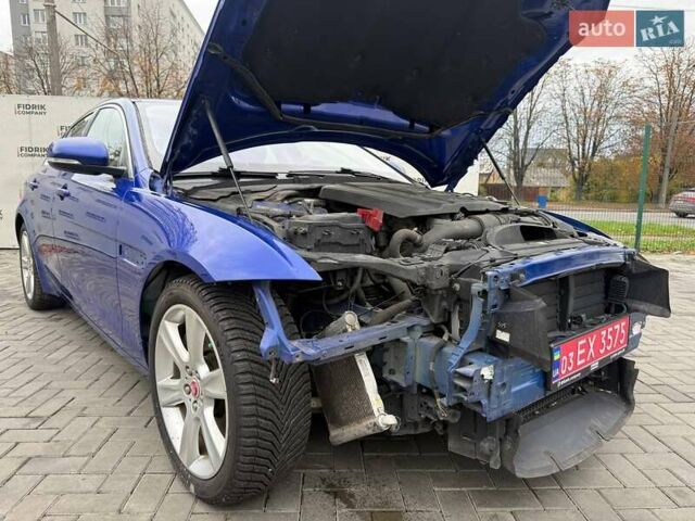 Ягуар XE 2018 в Луцке на Automoto.ua Синий Ягуар XE, объемом двигателя 2 л и пробегом 176 тыс. км за 9800 $, фото 6 на Automoto.ua