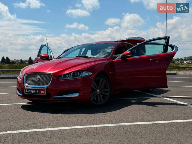 Красный Ягуар ХФ, объемом двигателя 3 л и пробегом 160 тыс. км за 16540 $, фото 22 на Automoto.ua