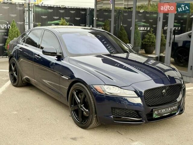 Синий Ягуар ХФ, объемом двигателя 3 л и пробегом 163 тыс. км за 16500 $, фото 3 на Automoto.ua