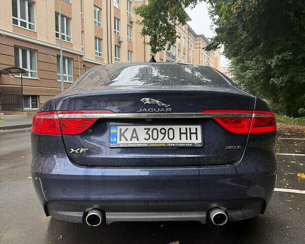 Синий Ягуар ХФ, объемом двигателя 3 л и пробегом 172 тыс. км за 16500 $, фото 6 на Automoto.ua
