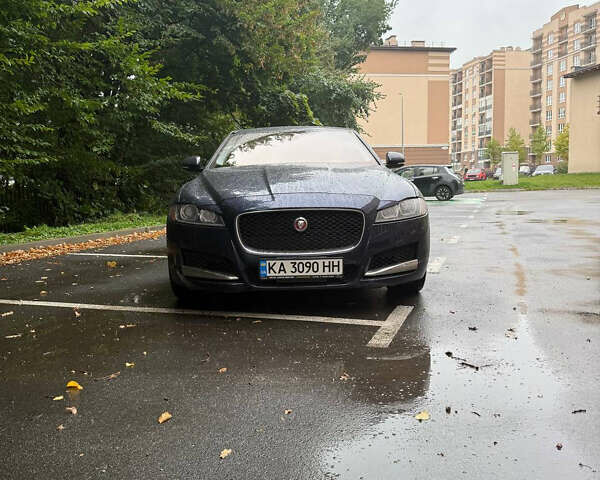 Синий Ягуар ХФ, объемом двигателя 3 л и пробегом 172 тыс. км за 16500 $, фото 4 на Automoto.ua
