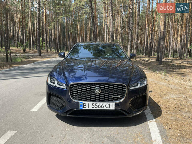 Синий Ягуар ХФ, объемом двигателя 2 л и пробегом 6 тыс. км за 44000 $, фото 4 на Automoto.ua
