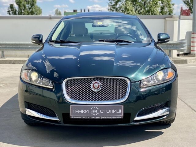 Ягуар ХФ 2014 в Киеве на Automoto.ua Зеленый Ягуар ХФ, объемом двигателя 2 л и пробегом 119 тыс. км за 14600 $, фото 1 на Automoto.ua