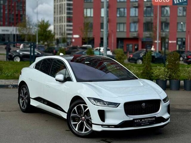 Белый Ягуар I-Pace, объемом двигателя 0 л и пробегом 37 тыс. км за 28900 $, фото 1 на Automoto.ua