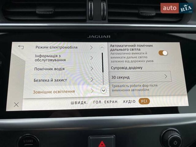 Белый Ягуар I-Pace, объемом двигателя 0 л и пробегом 45 тыс. км за 28700 $, фото 68 на Automoto.ua