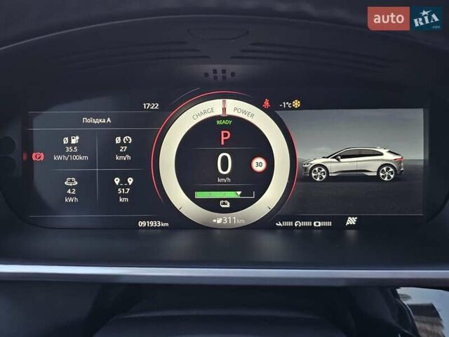 Черный Ягуар I-Pace, объемом двигателя 0 л и пробегом 91 тыс. км за 28000 $, фото 19 на Automoto.ua
