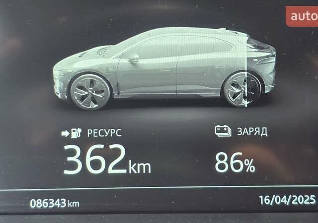 Черный Ягуар I-Pace, объемом двигателя 0 л и пробегом 86 тыс. км за 25500 $, фото 20 на Automoto.ua