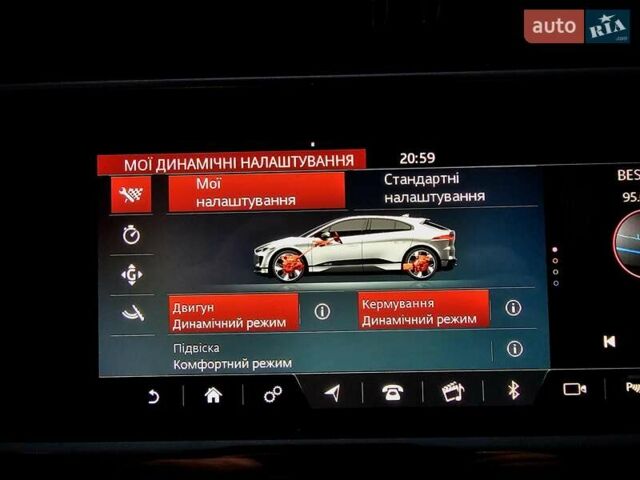 Чорний Ягуар I-Pace, об'ємом двигуна 0 л та пробігом 95 тис. км за 24500 $, фото 23 на Automoto.ua