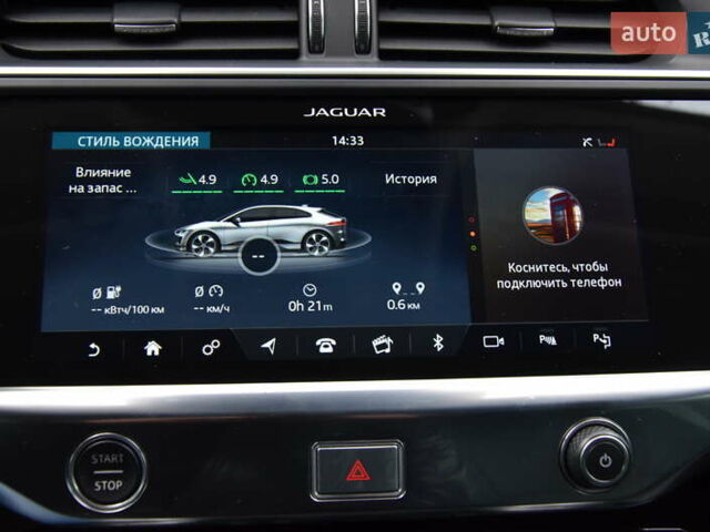 Черный Ягуар I-Pace, объемом двигателя 0 л и пробегом 49 тыс. км за 29900 $, фото 49 на Automoto.ua