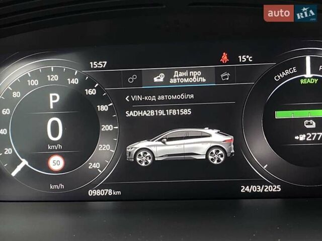 Черный Ягуар I-Pace, объемом двигателя 0 л и пробегом 98 тыс. км за 25200 $, фото 42 на Automoto.ua