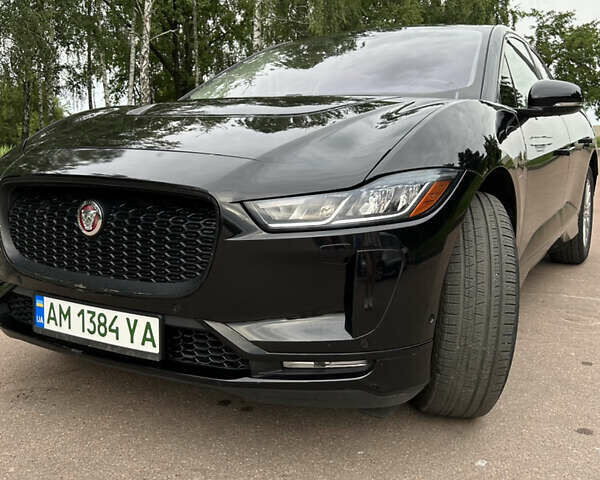 Черный Ягуар I-Pace, объемом двигателя 0 л и пробегом 62 тыс. км за 25999 $, фото 2 на Automoto.ua