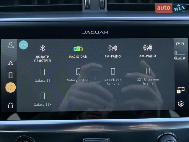 Черный Ягуар I-Pace, объемом двигателя 0 л и пробегом 64 тыс. км за 29900 $, фото 94 на Automoto.ua