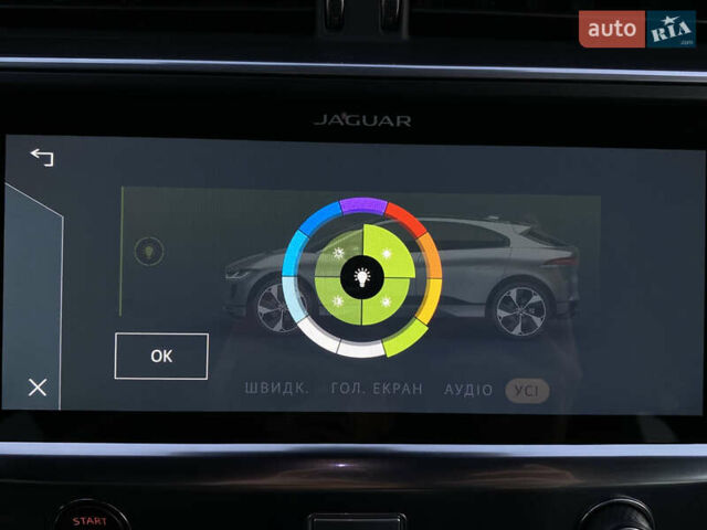 Черный Ягуар I-Pace, объемом двигателя 0 л и пробегом 64 тыс. км за 29900 $, фото 92 на Automoto.ua