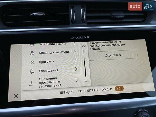 Черный Ягуар I-Pace, объемом двигателя 0 л и пробегом 85 тыс. км за 29900 $, фото 76 на Automoto.ua