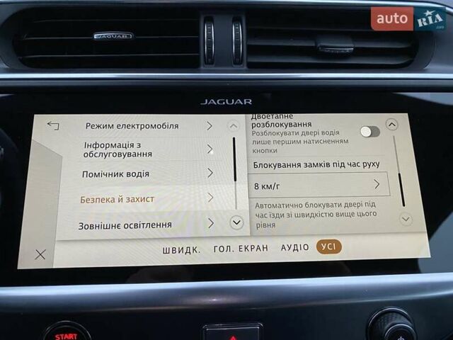 Черный Ягуар I-Pace, объемом двигателя 0 л и пробегом 85 тыс. км за 29900 $, фото 87 на Automoto.ua