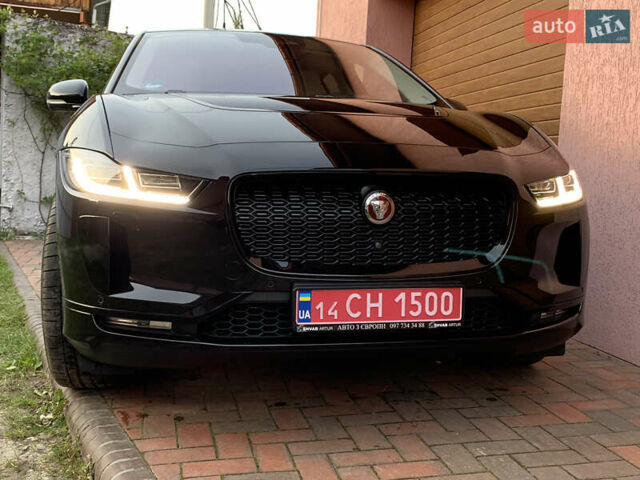 Черный Ягуар I-Pace, объемом двигателя 0 л и пробегом 76 тыс. км за 35499 $, фото 1 на Automoto.ua