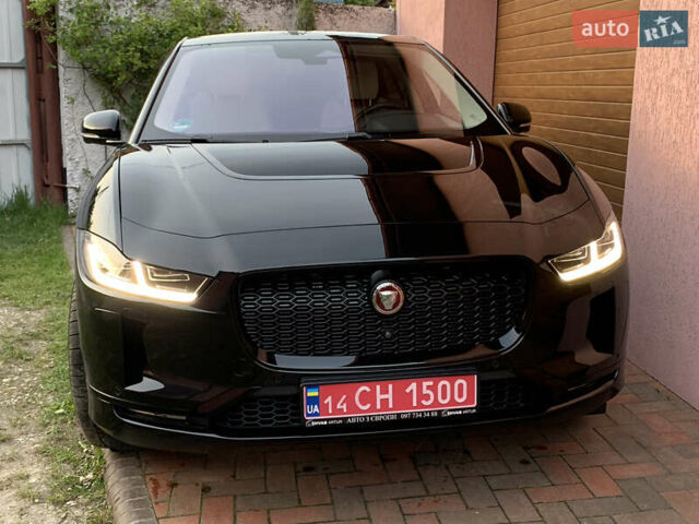 Черный Ягуар I-Pace, объемом двигателя 0 л и пробегом 76 тыс. км за 35499 $, фото 2 на Automoto.ua