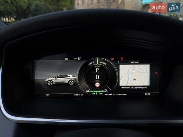 Черный Ягуар I-Pace, объемом двигателя 0 л и пробегом 18 тыс. км за 43500 $, фото 45 на Automoto.ua