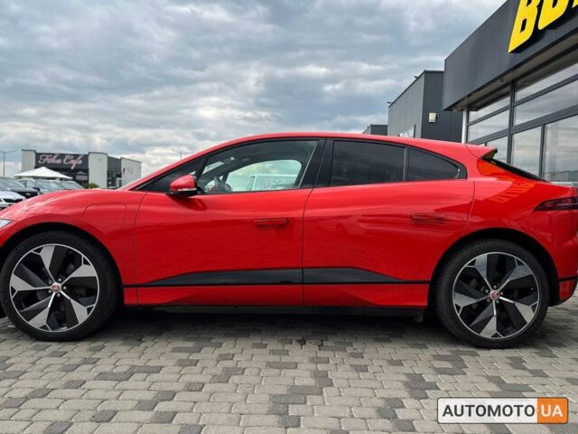 Красный Ягуар I-Pace, объемом двигателя 90 л и пробегом 78 тыс. км за 45000 $, фото 5 на Automoto.ua