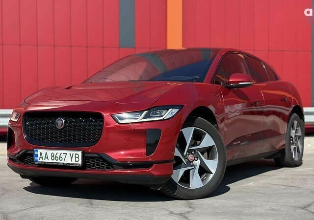 Красный Ягуар I-Pace, объемом двигателя 0 л и пробегом 128 тыс. км за 28900 $, фото 1 на Automoto.ua