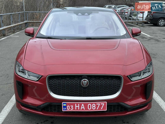 Красный Ягуар I-Pace, объемом двигателя 0 л и пробегом 100 тыс. км за 23900 $, фото 1 на Automoto.ua