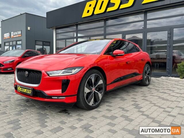 Красный Ягуар I-Pace, объемом двигателя 90 л и пробегом 78 тыс. км за 45000 $, фото 6 на Automoto.ua