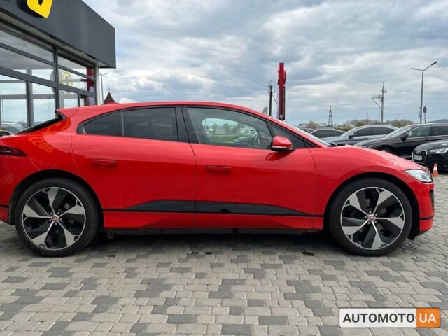 Красный Ягуар I-Pace, объемом двигателя 90 л и пробегом 78 тыс. км за 45000 $, фото 1 на Automoto.ua