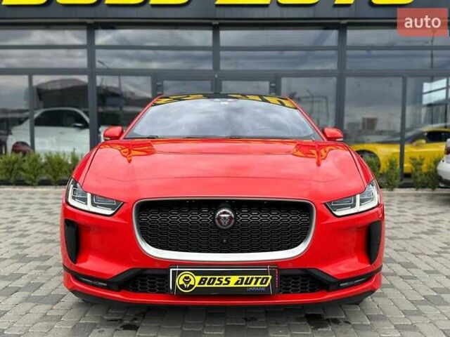 Красный Ягуар I-Pace, объемом двигателя 0 л и пробегом 78 тыс. км за 41000 $, фото 1 на Automoto.ua