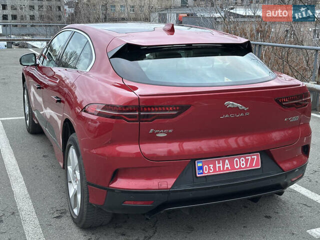 Красный Ягуар I-Pace, объемом двигателя 0 л и пробегом 100 тыс. км за 23900 $, фото 6 на Automoto.ua