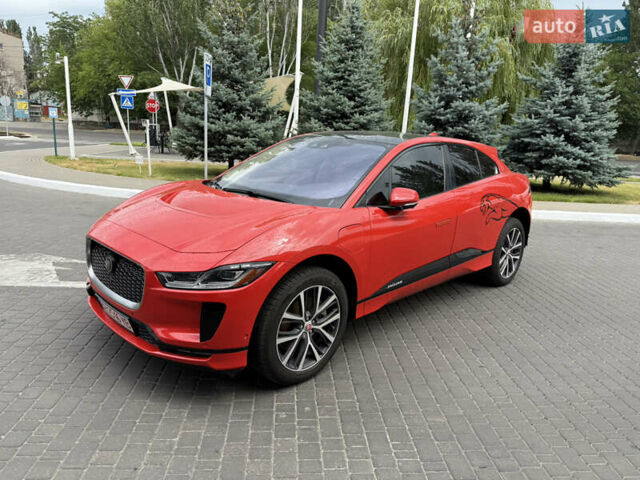 Красный Ягуар I-Pace, объемом двигателя 0 л и пробегом 45 тыс. км за 27770 $, фото 2 на Automoto.ua