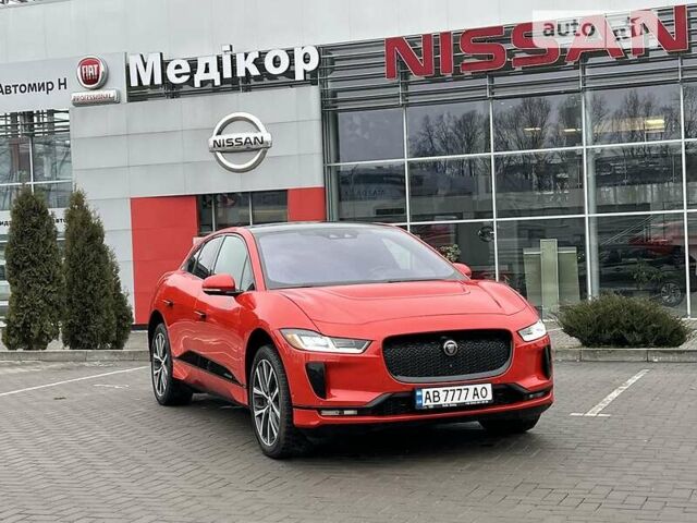 Красный Ягуар I-Pace, объемом двигателя 0 л и пробегом 34 тыс. км за 45500 $, фото 1 на Automoto.ua